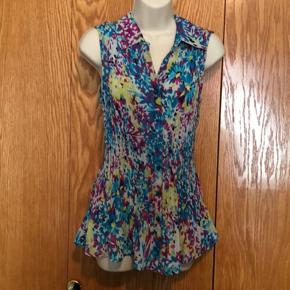 Fashion bug sleeveless blouse - Picture 1 of 3
